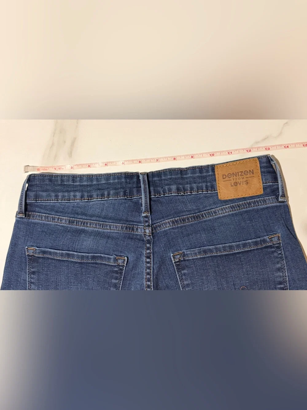 Denizen from Levi's Indigo Blue Denim Bermuda Shorts